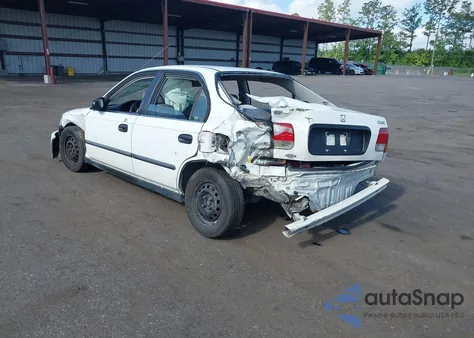 1998 Honda Civic Lx from USA, damaged, VIN 2HGEJ6678WH574927